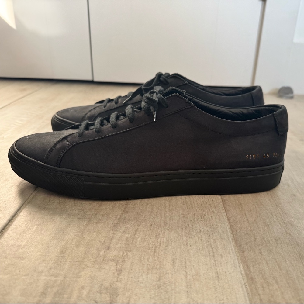 Common Projects Black Minimalist Sneakers